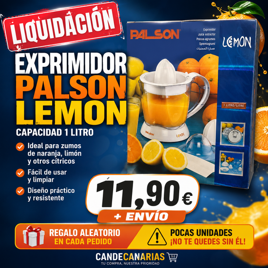 Exprimidor Eléctrico Palson Lemon 1L 🍋 Potente y Fácil de Usar